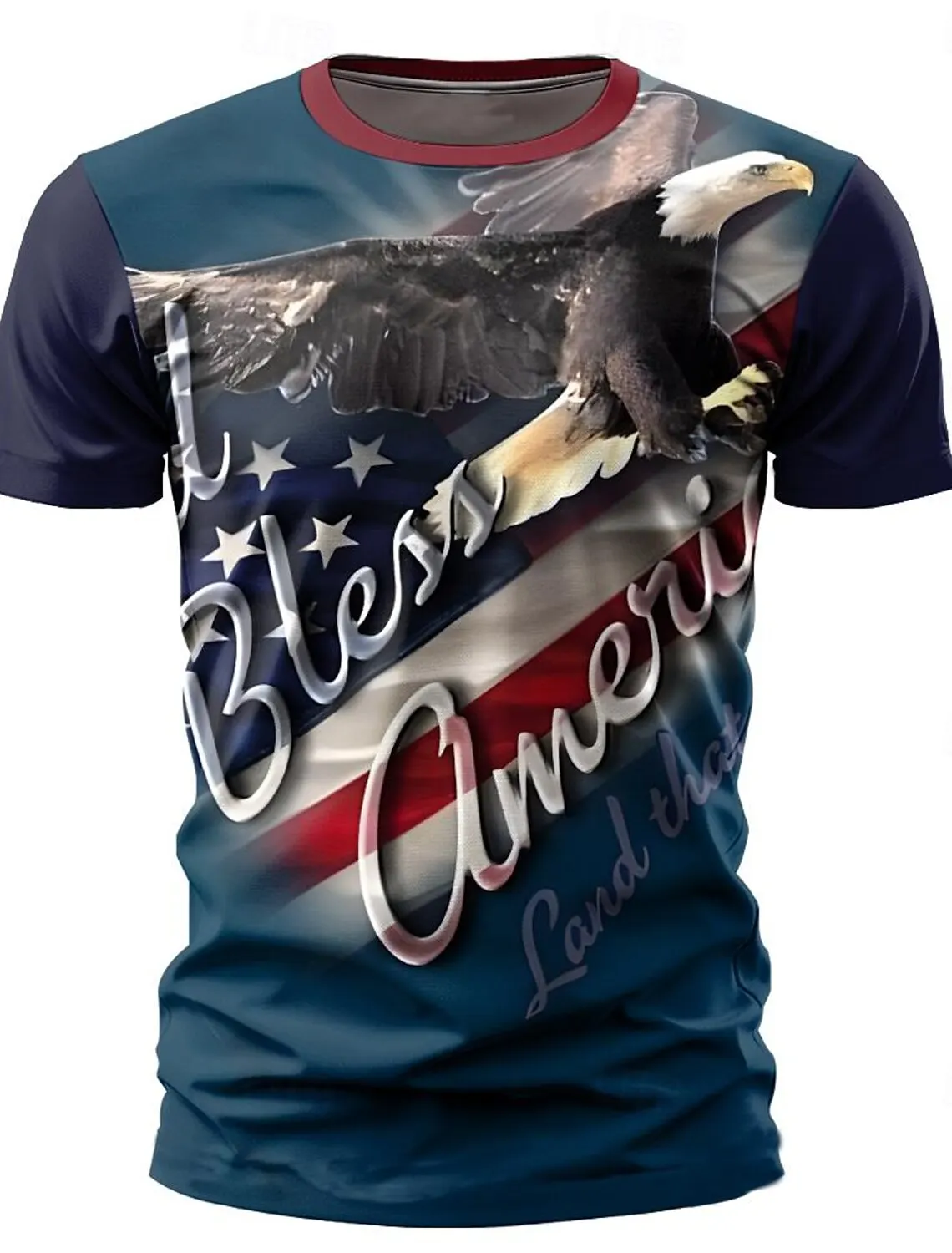 American Eagle Flag Men's 3D Print T shirt Tee Street T shirt Short Sleeve Crew Neck Shirt Independence Day Statue Of Liberty
American Eagle Flag Men's 3D Print T shirt Tee Street T shirt Short Sleeve Crew Neck Shirt Independence Day Statue Of Liberty