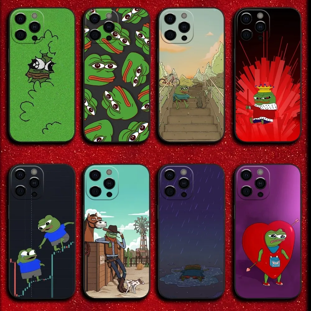 Funny P-Pepe Frog Phone Case For iPhone 16,15,14,13,12,11,Pro,X,XS,Max,XR,Plus,Mini Soft Black Cover
Funny P-Pepe Frog Phone Case For iPhone 16,15,14,13,12,11,Pro,X,XS,Max,XR,Plus,Mini Soft Black Cover