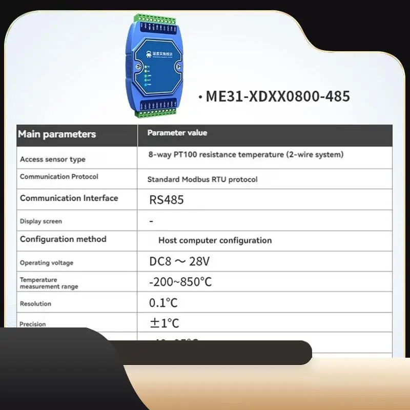 Temperature Acquisition Module 8 Way Modbus RS485 Type K Thermocouple Input Gateway Watchdog DNS Industrial-T44C
Temperature Acquisition Module 8 Way Modbus RS485 Type K Thermocouple Input Gateway Watchdog DNS Industrial-T44C