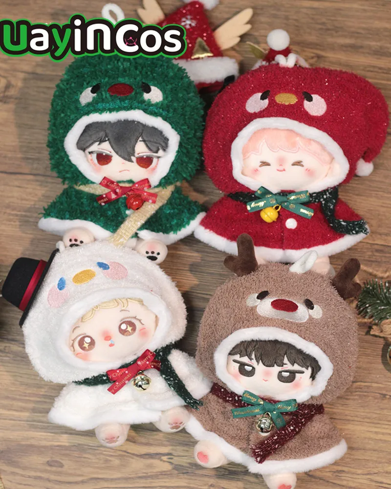In Stock 10cm 20cm Doll Clothes Tree Elf Snow Clothing Suit Stuffed Plushies Doll Accessories Anime Toy Kids Halloween Gift
In Stock 10cm 20cm Doll Clothes Tree Elf Snow Clothing Suit Stuffed Plushies Doll Accessories Anime Toy Kids Halloween Gift