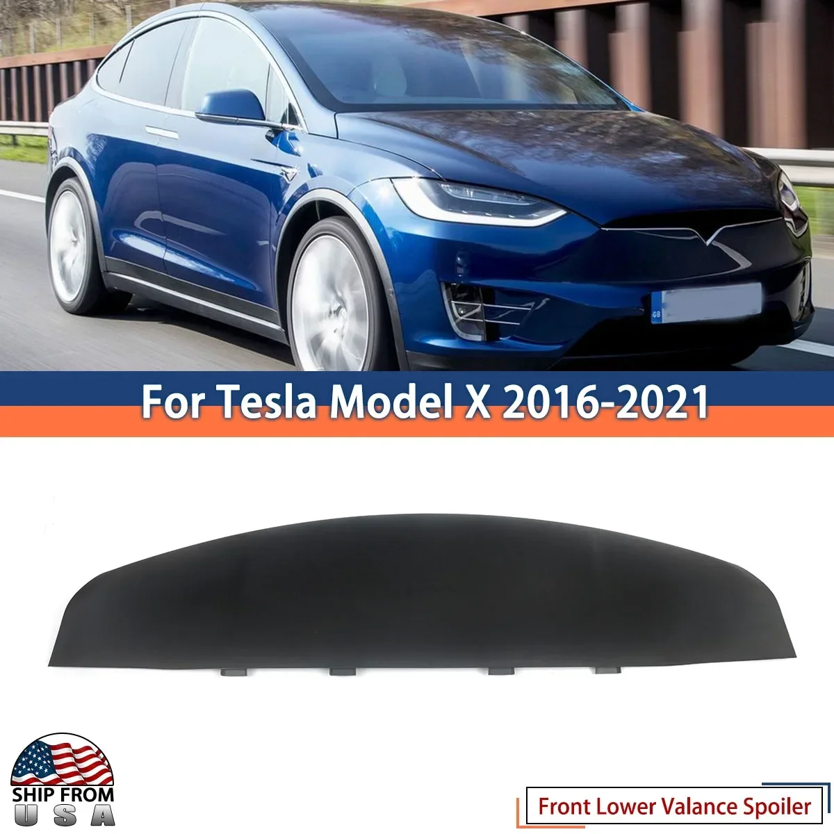 For 2016-2021 Tesla Model X Front Bumper Lower Skid Plate Diffuser 1050421-00-D
For 2016-2021 Tesla Model X Front Bumper Lower Skid Plate Diffuser 1050421-00-D