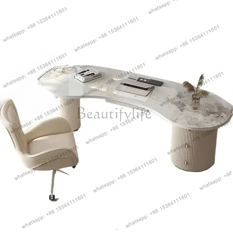 Reception Designer Office Table Aesthetic Luxury Writing Executive Office Desk Specialty Commercial Mesa De Escritorio Furniture
Reception Designer Office Table Aesthetic Luxury Writing Executive Office Desk Specialty Commercial Mesa De Escritorio Furniture