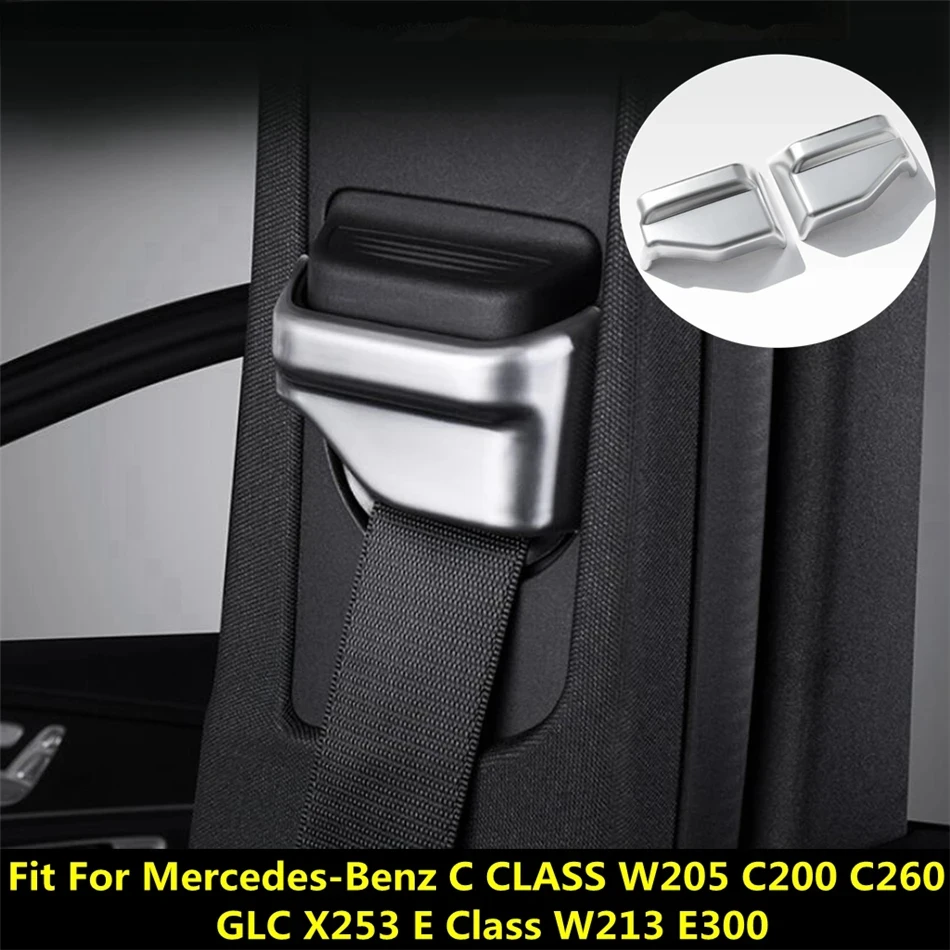 2Pcs Car Safety Seat Belt Buckle Adjust Clip Cover Kit Trim For Mercedes-Benz C CLASS W205 C200 C260 GLC X253 E Class W213 E300
2Pcs Car Safety Seat Belt Buckle Adjust Clip Cover Kit Trim For Mercedes-Benz C CLASS W205 C200 C260 GLC X253 E Class W213 E300