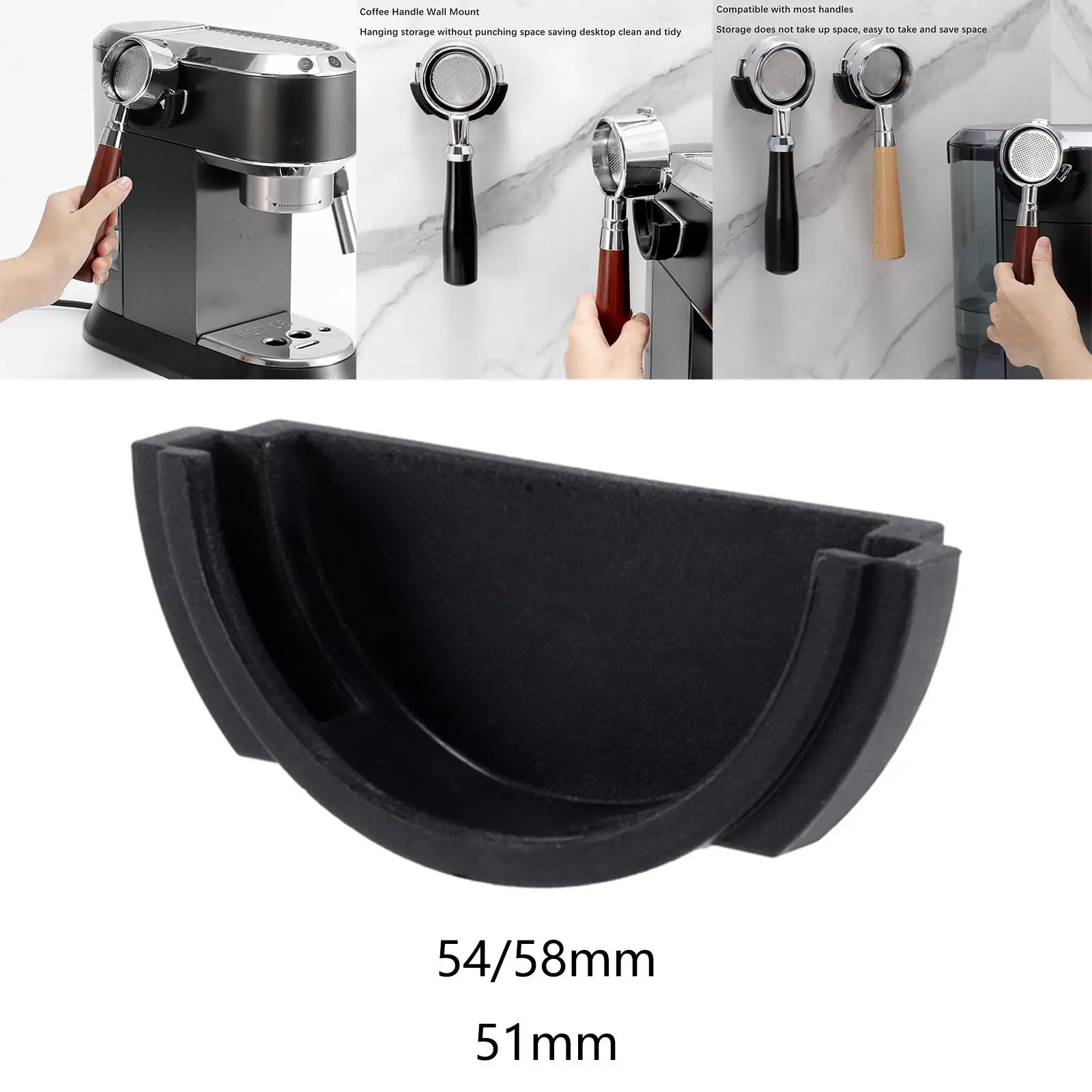 Coffee Portafilter Wall Mounted Rack for coffee Accessory Barista Tool Coffee Shop
Coffee Portafilter Wall Mounted Rack for coffee Accessory Barista Tool Coffee Shop