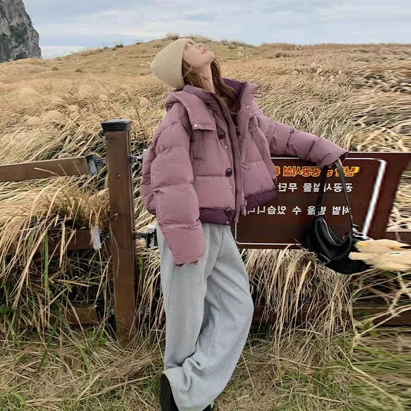 2026 New Cotton-padded Clothes Women's Short Fashion Versatile Contrasting Color Clothes Korean Version Winter Jackets Tide
2026 New Cotton-padded Clothes Women's Short Fashion Versatile Contrasting Color Clothes Korean Version Winter Jackets Tide