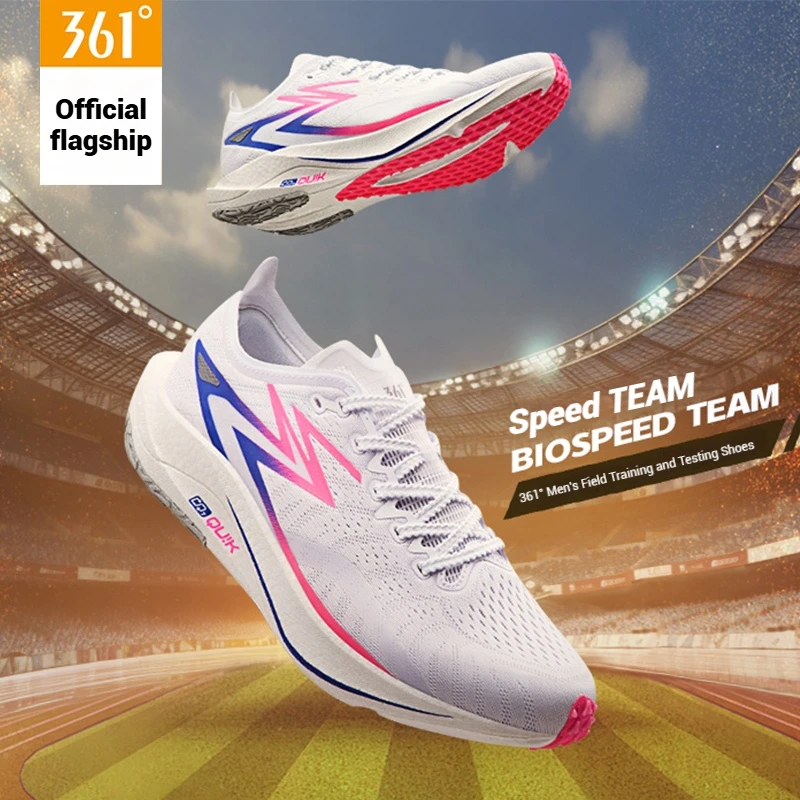 361 Degrees Biospeed TEAM Men Running Shoes Lightweight Breathable Mesh Quick Response Sole Responsive Sneakers Male 672432223F
361 Degrees Biospeed TEAM Men Running Shoes Lightweight Breathable Mesh Quick Response Sole Responsive Sneakers Male 672432223F