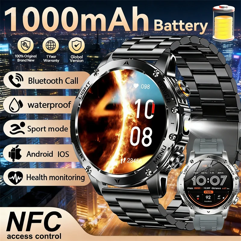 T-Rex 3 Military 1000mAh Battery IP69 Waterproof Smart Watch Men AMOLED HD Bluetooth Call GPS Outdoor Sport 2026 New SmartWatch
T-Rex 3 Military 1000mAh Battery IP69 Waterproof Smart Watch Men AMOLED HD Bluetooth Call GPS Outdoor Sport 2026 New SmartWatch