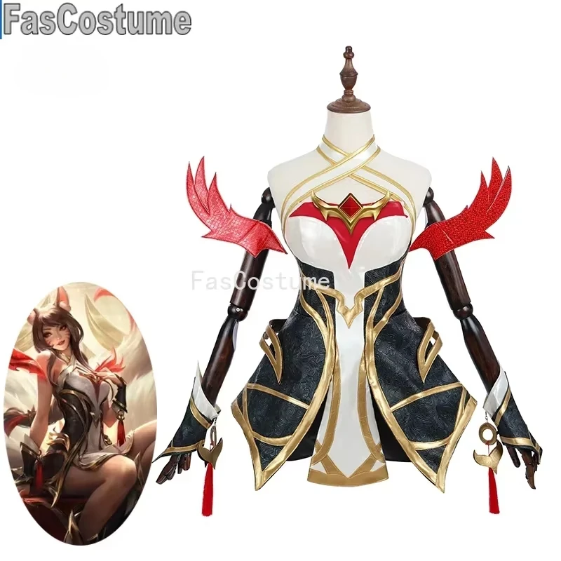 fasCostume LOL Immortalized Legend Ahri Cosplay Costume Game LOL Nine Tailed Demon Fox Ahri Outfit Halloween Women Suit
fasCostume LOL Immortalized Legend Ahri Cosplay Costume Game LOL Nine Tailed Demon Fox Ahri Outfit Halloween Women Suit