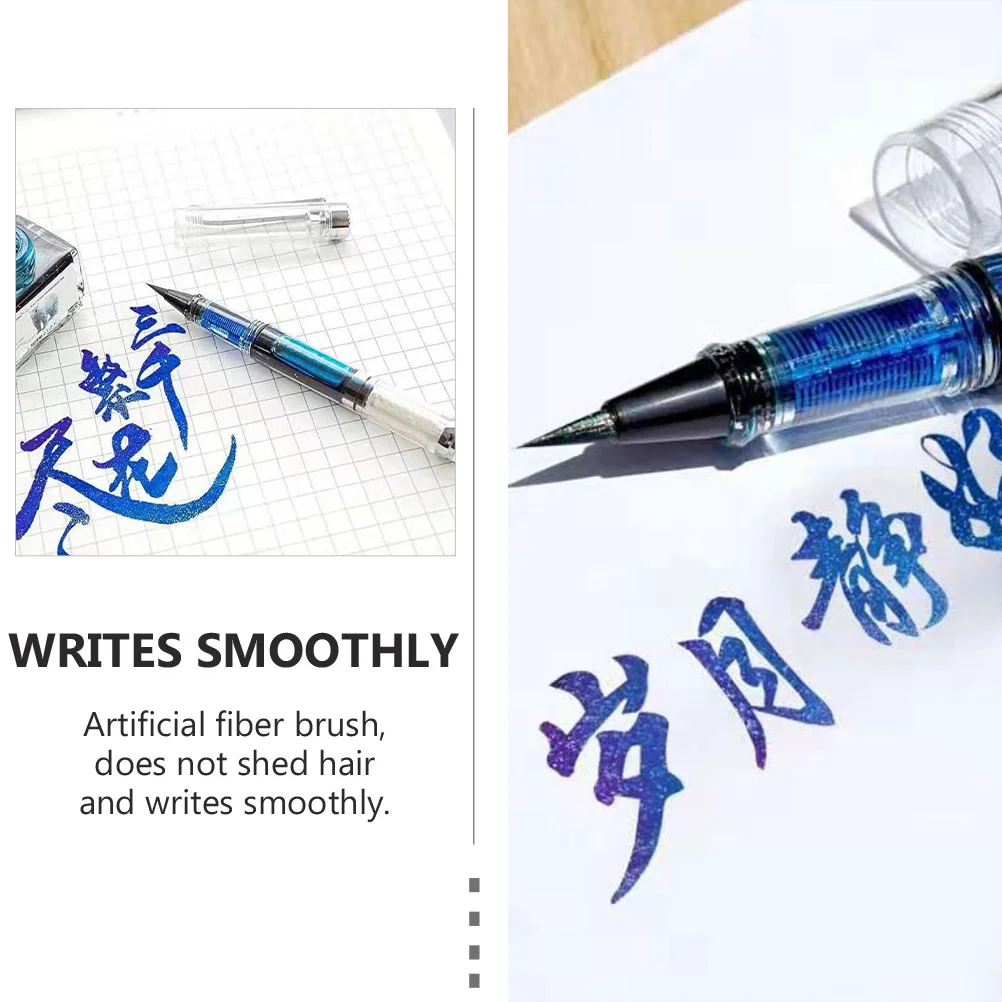 2 Pcs Fountain Pen Brush Paint Drawing School Supplies Plastic Birthday Gift Child Student Stationery Water
2 Pcs Fountain Pen Brush Paint Drawing School Supplies Plastic Birthday Gift Child Student Stationery Water