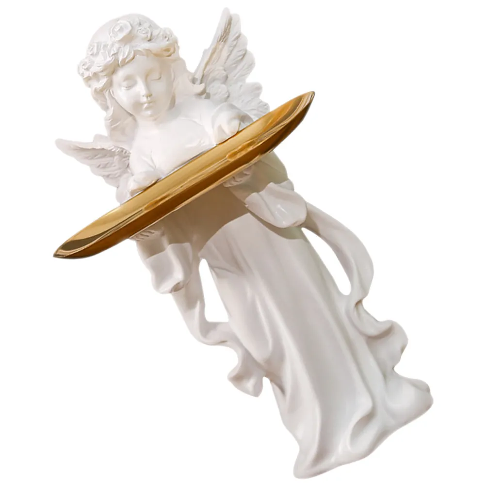 Настольный органайзер для украшений: поднос в форме ангела из смолы для декора комнаты, подставка для ключей, держатель для серег и колец, контейнер для мелочей
Настольный органайзер для украшений: поднос в форме ангела из смолы для декора комнаты, подставка для ключей, держатель для серег и колец, контейнер для мелочей