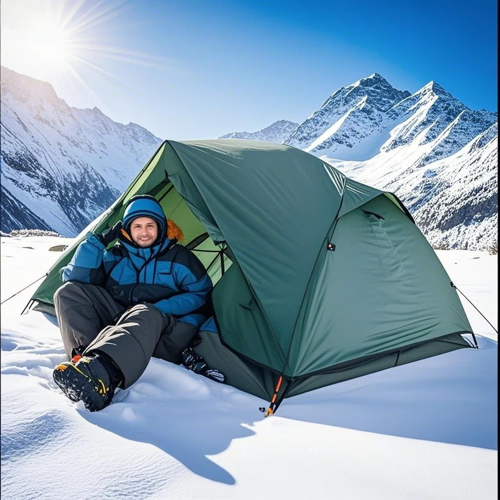 Portable Ultralight Tent with Aluminum Support & 20D Nylon Body, Double Mesh Layer for Warmth & Ventilation
Portable Ultralight Tent with Aluminum Support & 20D Nylon Body, Double Mesh Layer for Warmth & Ventilation
