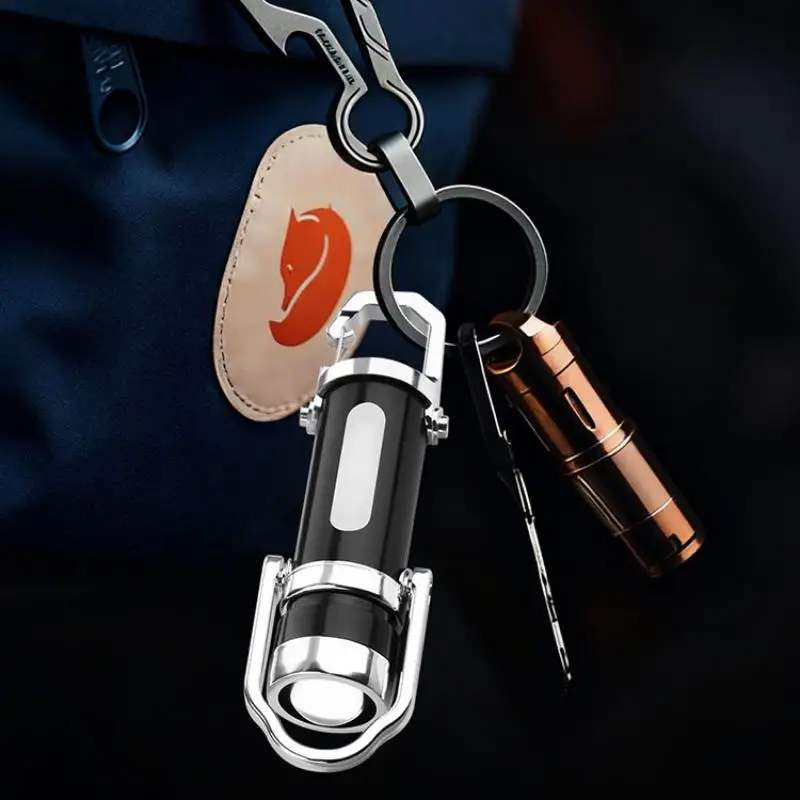 Rechargeable Mini EDC Keychain Flashlights Multifunctional COB Work Lights Portable Emergency Light For Walking Searching Hiking
Rechargeable Mini EDC Keychain Flashlights Multifunctional COB Work Lights Portable Emergency Light For Walking Searching Hiking