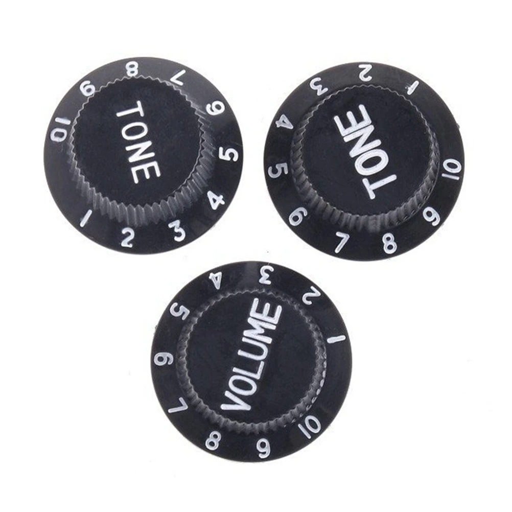 3 pcs Plastic Guitar Volume Tone Control Knobs Replacement For St Electric Guitar Easy Install
3 pcs Plastic Guitar Volume Tone Control Knobs Replacement For St Electric Guitar Easy Install