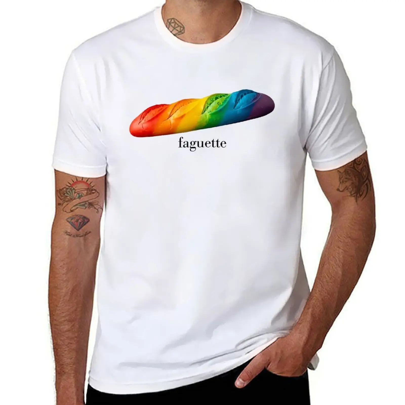 Funny Baguette Rainbow Faguette LGBTQ Pride Month T-Shirt Holiday All Match T-Shirt
Funny Baguette Rainbow Faguette LGBTQ Pride Month T-Shirt Holiday All Match T-Shirt