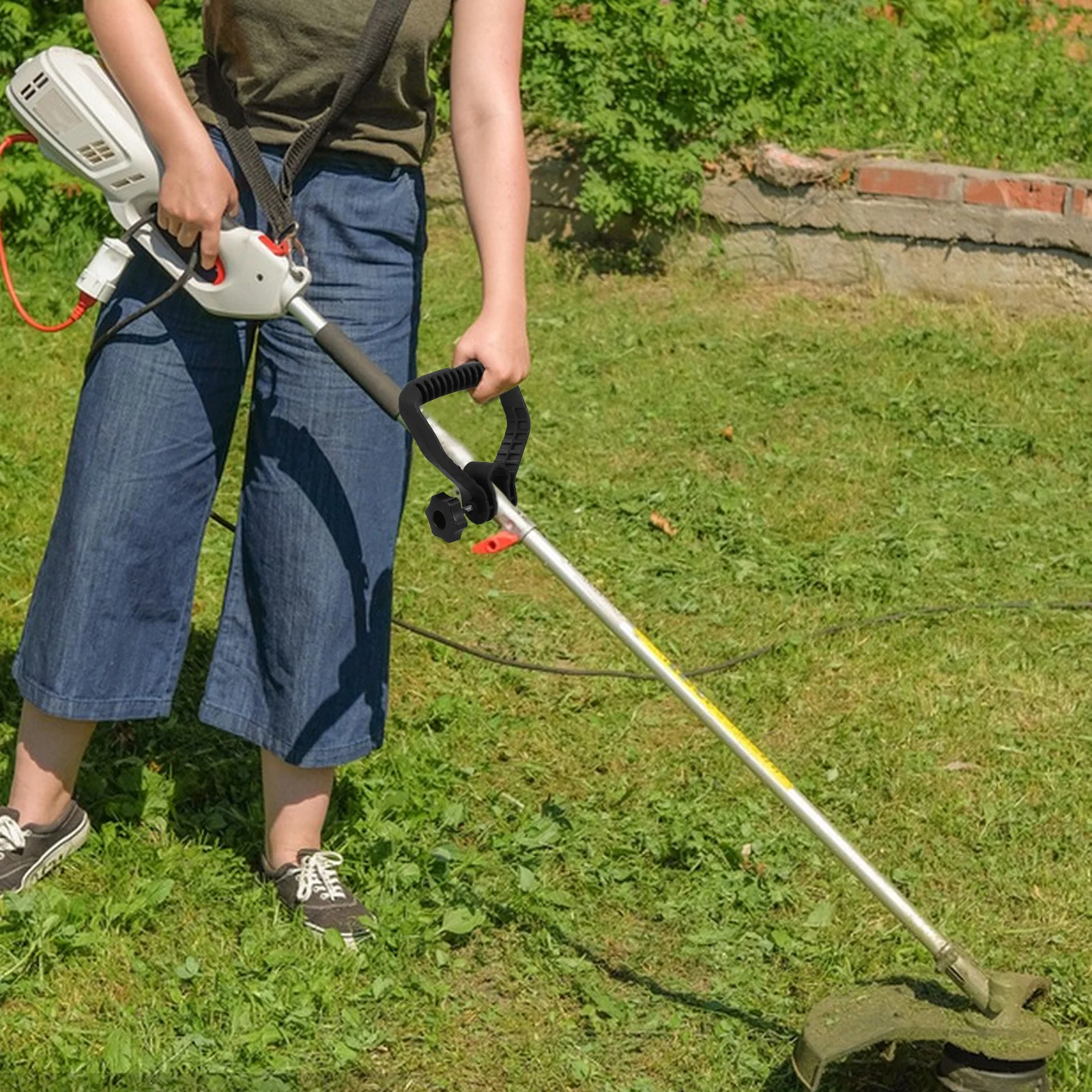 Front Grip Handle for Backpack Brush Cutter Lawn Mower Auxiliary Handle String Trimmer Handlebar with Comfortable Ergonomic
Front Grip Handle for Backpack Brush Cutter Lawn Mower Auxiliary Handle String Trimmer Handlebar with Comfortable Ergonomic