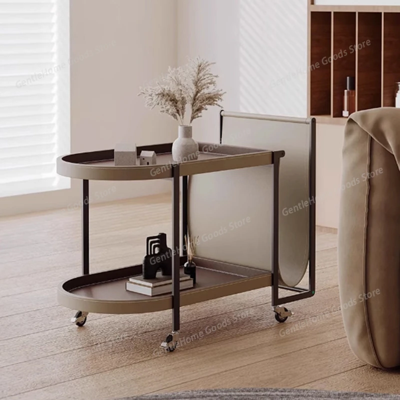 Nordic Luxury Saddle Leather Sofa Side Table Modern Minimalist Living Room Mobile Storage Rack Coffee Table Home Furniture FYCT
Nordic Luxury Saddle Leather Sofa Side Table Modern Minimalist Living Room Mobile Storage Rack Coffee Table Home Furniture FYCT