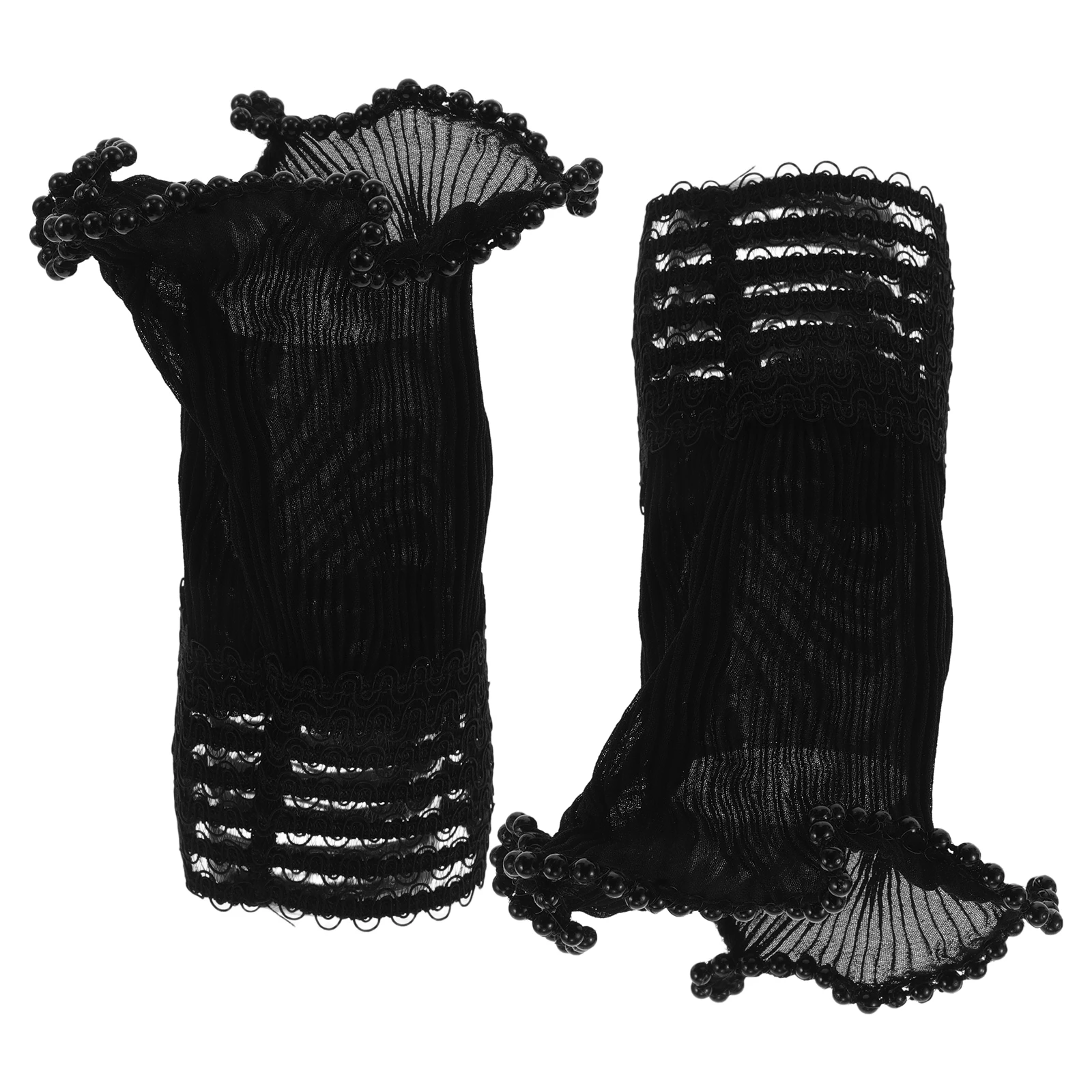 1Pair Lace Ruffled Fake Sleeve Cuffs Detachable Sleeve Warmers Floral Layered Wrist Cuffs Decorative for Wedding Party
1Pair Lace Ruffled Fake Sleeve Cuffs Detachable Sleeve Warmers Floral Layered Wrist Cuffs Decorative for Wedding Party