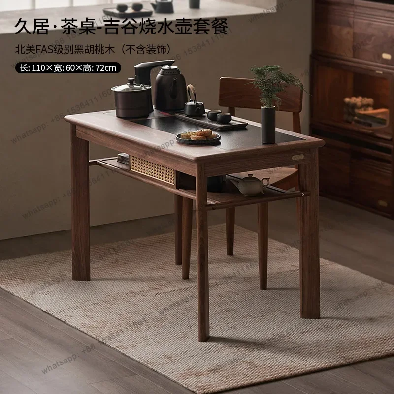 New Chinese Style Solid Wood Small Tea Table Kettle Embedded Black Walnut Stone Plate Balcony Tea Making Table
New Chinese Style Solid Wood Small Tea Table Kettle Embedded Black Walnut Stone Plate Balcony Tea Making Table