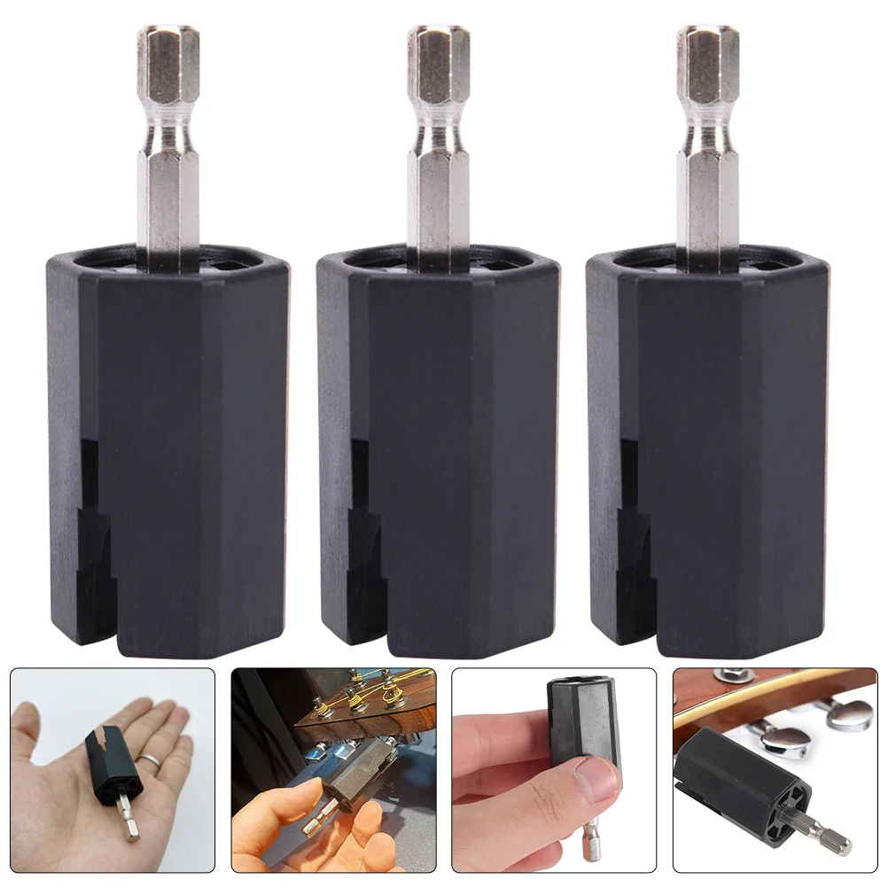 4Pcs Guitar Pin Puller String Winder Plug for Electric Drill Guitar String Reeling Tool Replacement Part Compatible with All
4Pcs Guitar Pin Puller String Winder Plug for Electric Drill Guitar String Reeling Tool Replacement Part Compatible with All
