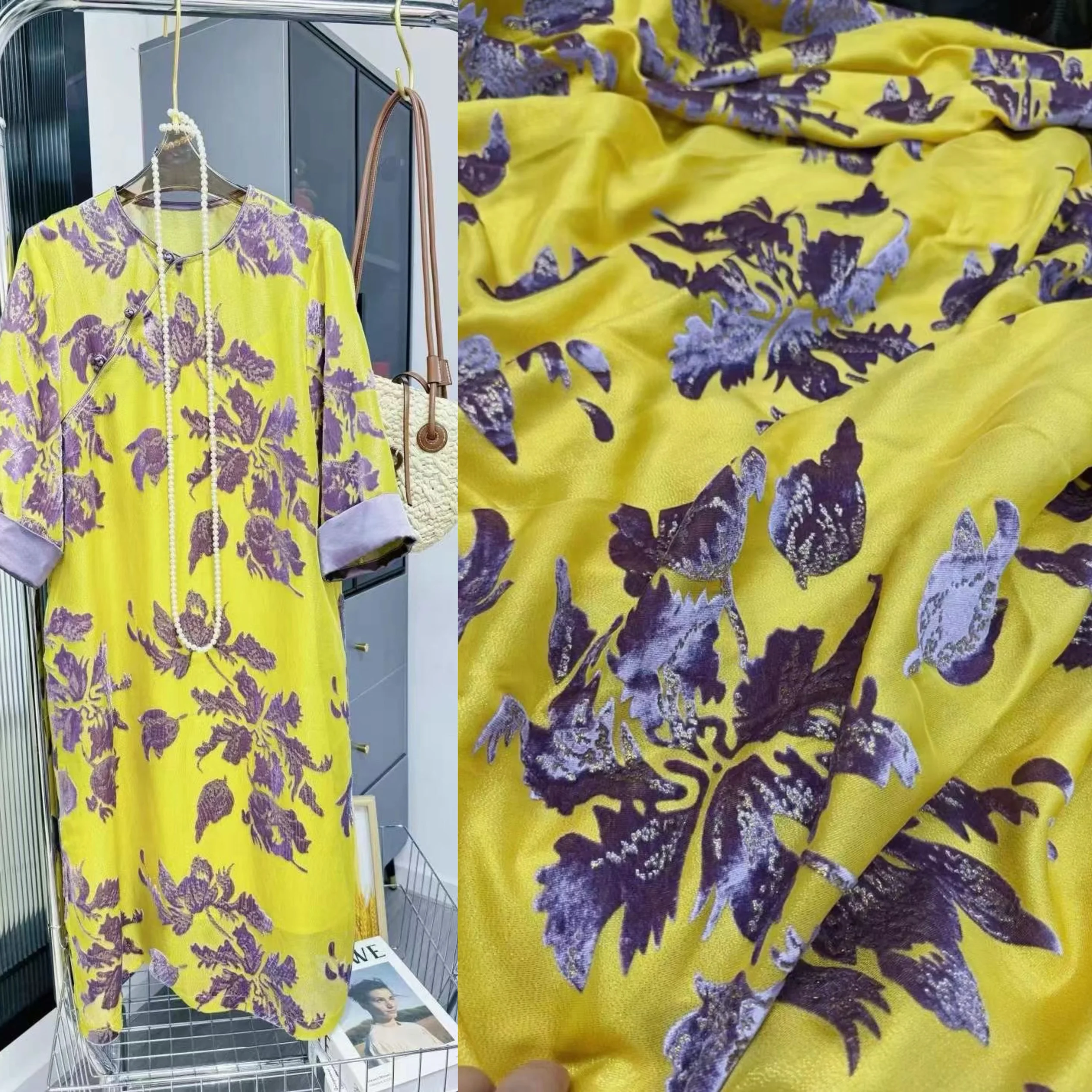 New Chinese Sle Yellow Velvet Fabric Silk Velvet Dr Top Jaet Silk Clothing Material DIY Home Fabric Sponge Pad
New Chinese Sle Yellow Velvet Fabric Silk Velvet Dr Top Jaet Silk Clothing Material DIY Home Fabric Sponge Pad