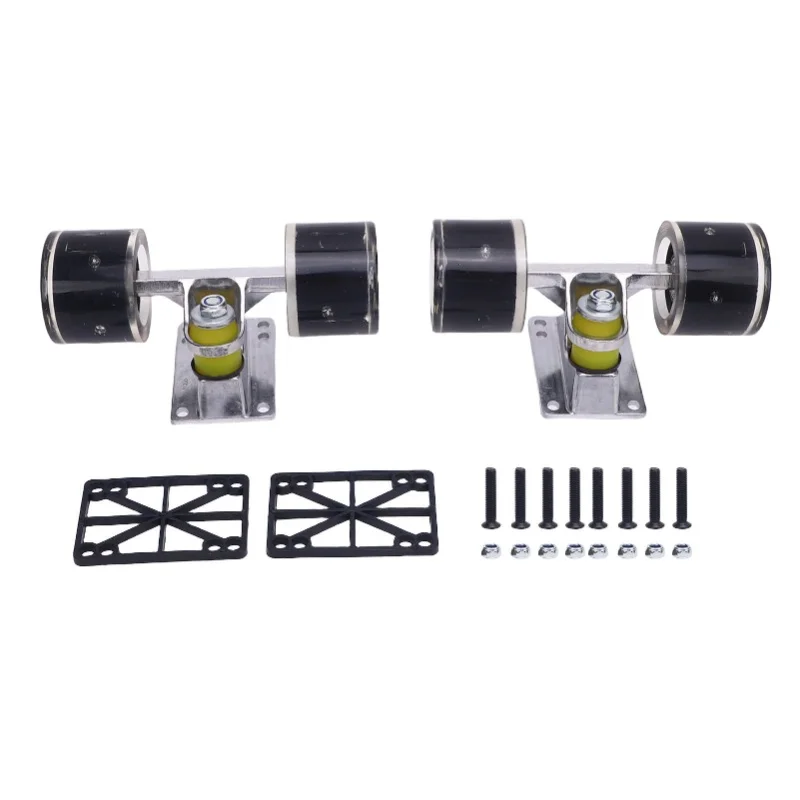 1 Pair Skateboard Trucks And Wheels PU Longboard 3.2 Inch Trucks Wheels Combo Set For Cruiser Aluminum Alloy 55x45mm Black
1 Pair Skateboard Trucks And Wheels PU Longboard 3.2 Inch Trucks Wheels Combo Set For Cruiser Aluminum Alloy 55x45mm Black