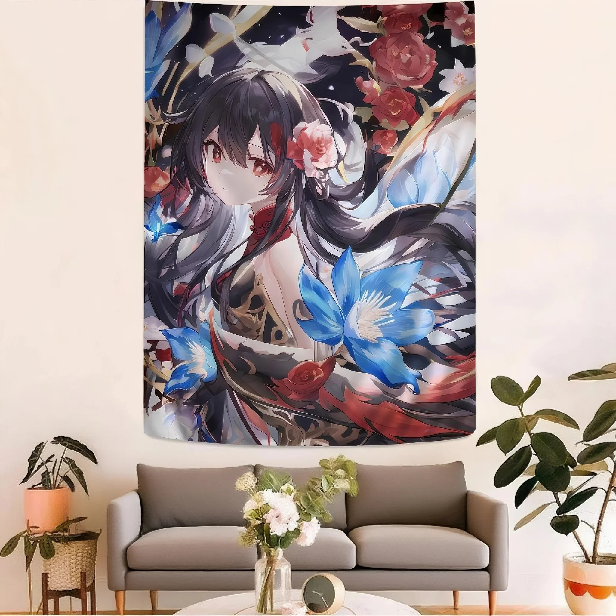 Аниме игра гобелен Genshin Impact Ху Тао мультфильм аниме гобелены спальня настенный фон тканевый баннер комната домашний декор
Аниме игра гобелен Genshin Impact Ху Тао мультфильм аниме гобелены спальня настенный фон тканевый баннер комната домашний декор