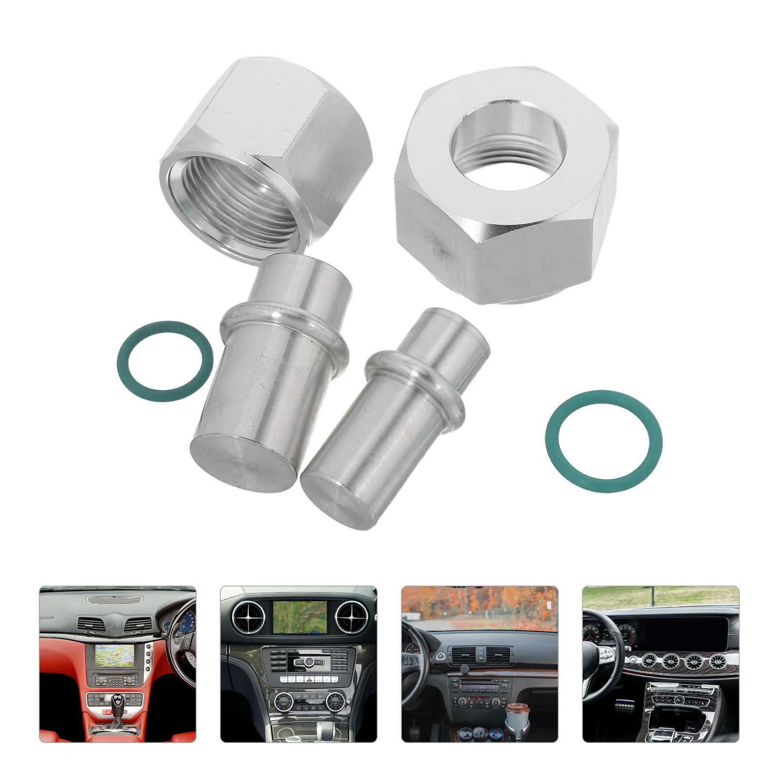 2pcs Rear Ac Block Off Kit Aluminum Alloy Air Conditioning Line Repair Parts For Seamless Installation Durable Refrigerant Line
2pcs Rear Ac Block Off Kit Aluminum Alloy Air Conditioning Line Repair Parts For Seamless Installation Durable Refrigerant Line