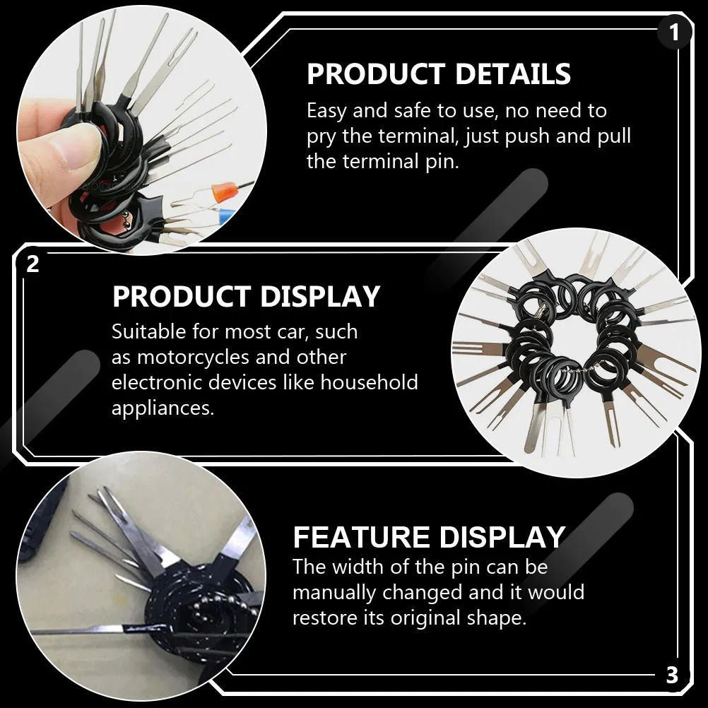 82Pcs Terminal Removal Tool Kit Wire Connector Extractor Auto Terminal Puller Kit Electrical Wiring Crimp Repair Tool Car Wire
82Pcs Terminal Removal Tool Kit Wire Connector Extractor Auto Terminal Puller Kit Electrical Wiring Crimp Repair Tool Car Wire