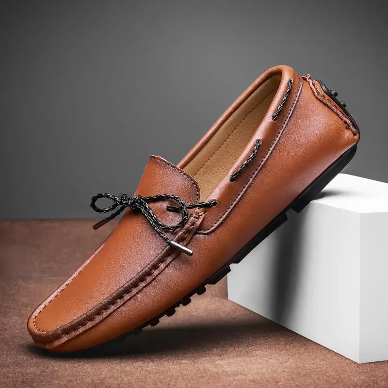 Genuine Leather Moccasins Men's Slip-on Loafers Men's Casual Driving Leather Shoes Loafers Summer
Genuine Leather Moccasins Men's Slip-on Loafers Men's Casual Driving Leather Shoes Loafers Summer