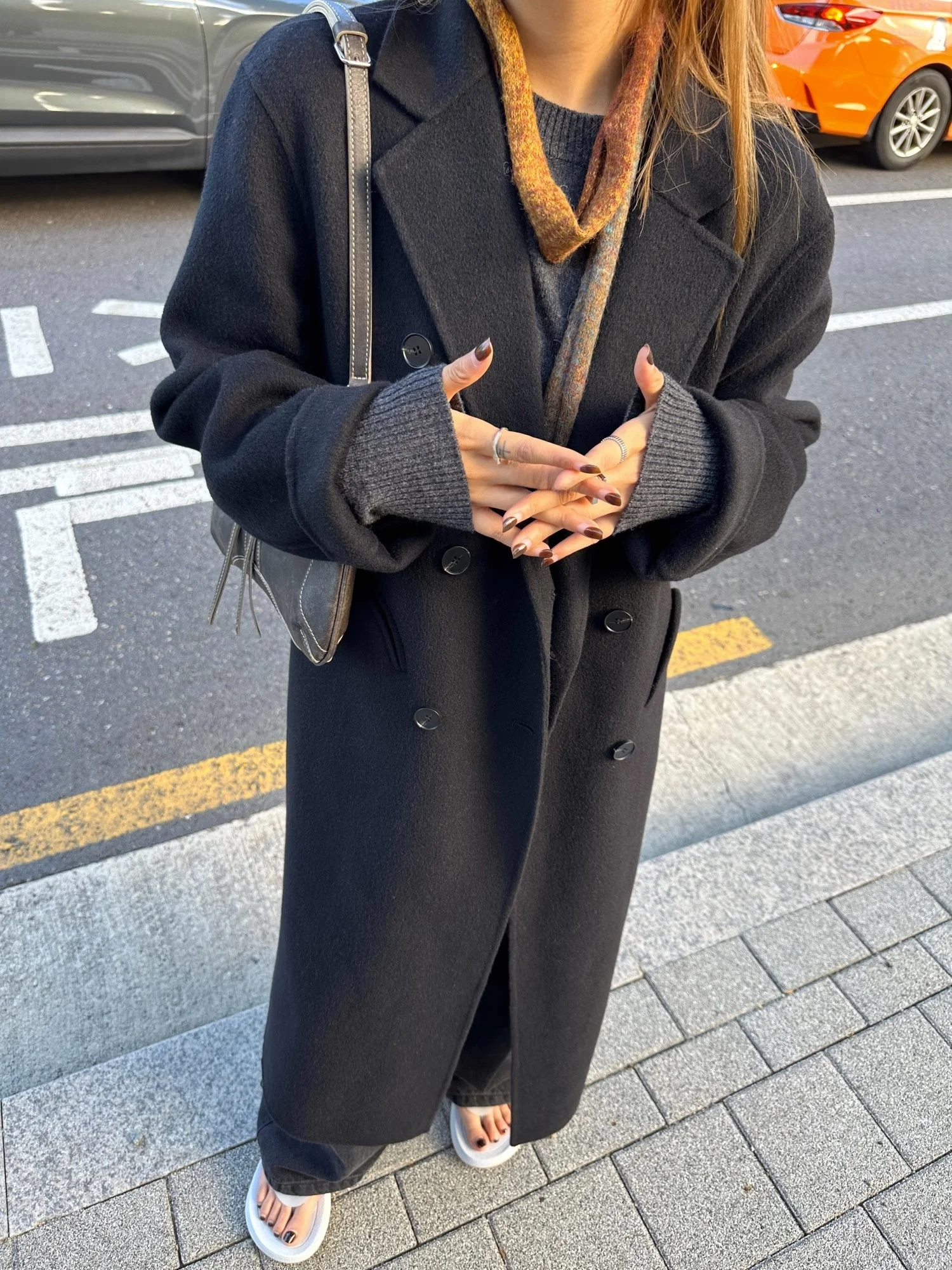 0O Wool Double-Faced Woolen Coat Knee-Length Overcoat Women's White Hepburn Sle Commute Korean Version Long Sve
0O Wool Double-Faced Woolen Coat Knee-Length Overcoat Women's White Hepburn Sle Commute Korean Version Long Sve