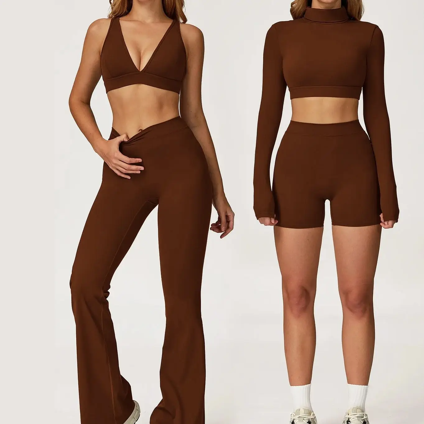 Yoga Set 2 Pieces Gym Clothes Yoga Outfits For Women Tracksuits Workout Long Sleeved Fitness Set Sport Bra Crop Top Gym Leggings
Yoga Set 2 Pieces Gym Clothes Yoga Outfits For Women Tracksuits Workout Long Sleeved Fitness Set Sport Bra Crop Top Gym Leggings