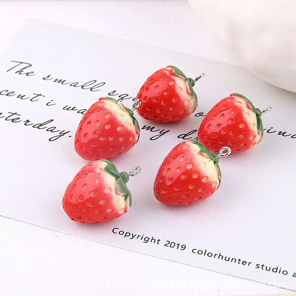 10Pcs Cartoon Strawberry Pendants Drop Oil Stereo Simulation DIY Handmade Jewelry Earrings Accessories Red DIY Handmade Jewelry
10Pcs Cartoon Strawberry Pendants Drop Oil Stereo Simulation DIY Handmade Jewelry Earrings Accessories Red DIY Handmade Jewelry