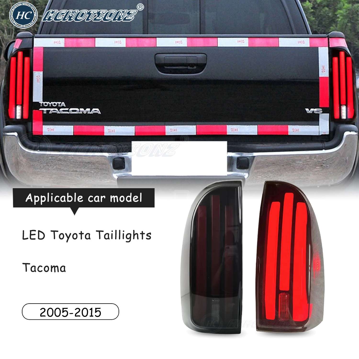 HCMOTIONZ LED Tail Lights For Toyota Tacoma 2005-2015 DRL Animation Sequential Car Rear Lamps Assembly
HCMOTIONZ LED Tail Lights For Toyota Tacoma 2005-2015 DRL Animation Sequential Car Rear Lamps Assembly
