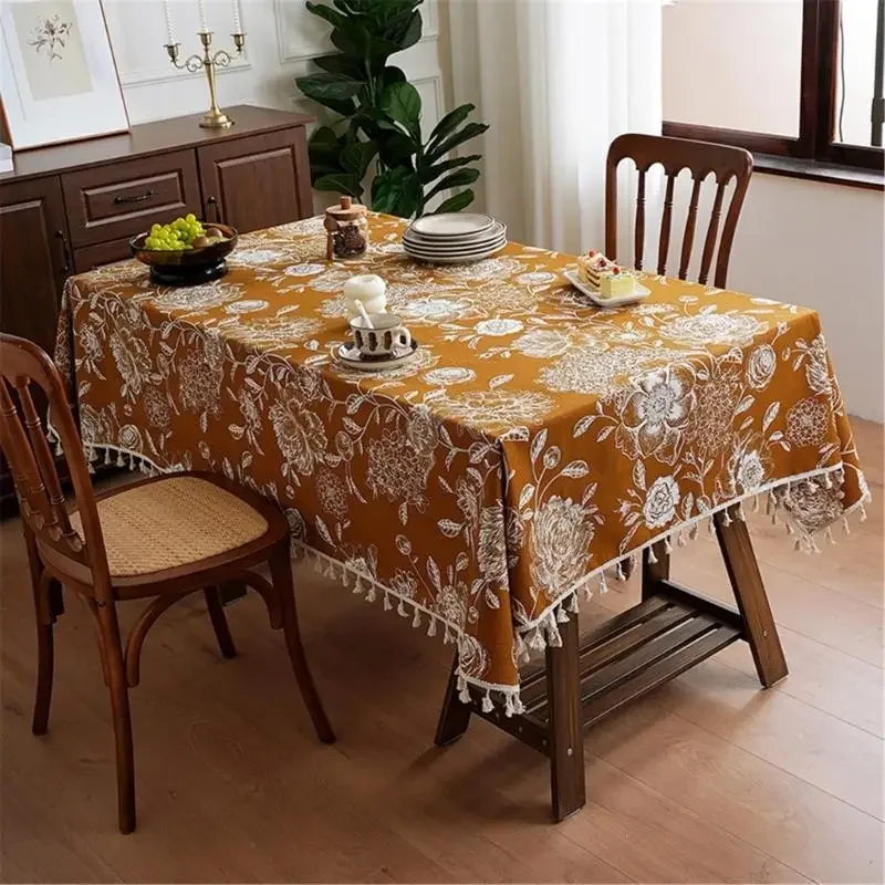 Printed Tablecloth Flower Table Cover Spill Proof Durable Polyester Fabric For Dining Conference Party Use Y5GB
Printed Tablecloth Flower Table Cover Spill Proof Durable Polyester Fabric For Dining Conference Party Use Y5GB