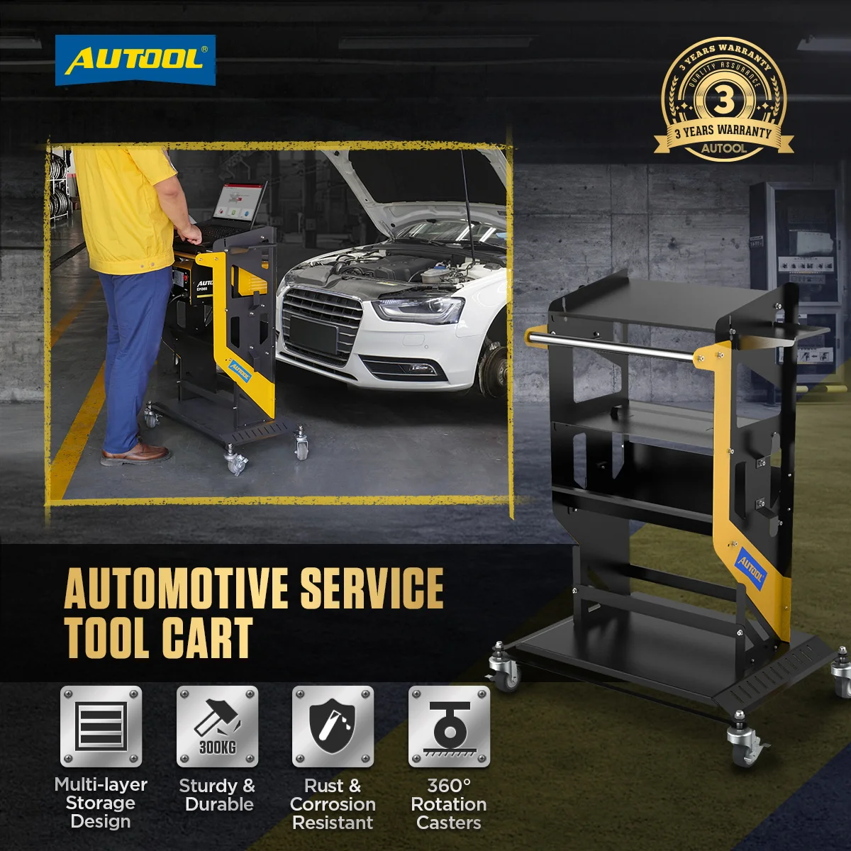 Autool Auto Repair Diagnostic Cart Capacity Automotive Diagnostic Car Repair Tool/Diagnostic Tools Trolley
Autool Auto Repair Diagnostic Cart Capacity Automotive Diagnostic Car Repair Tool/Diagnostic Tools Trolley