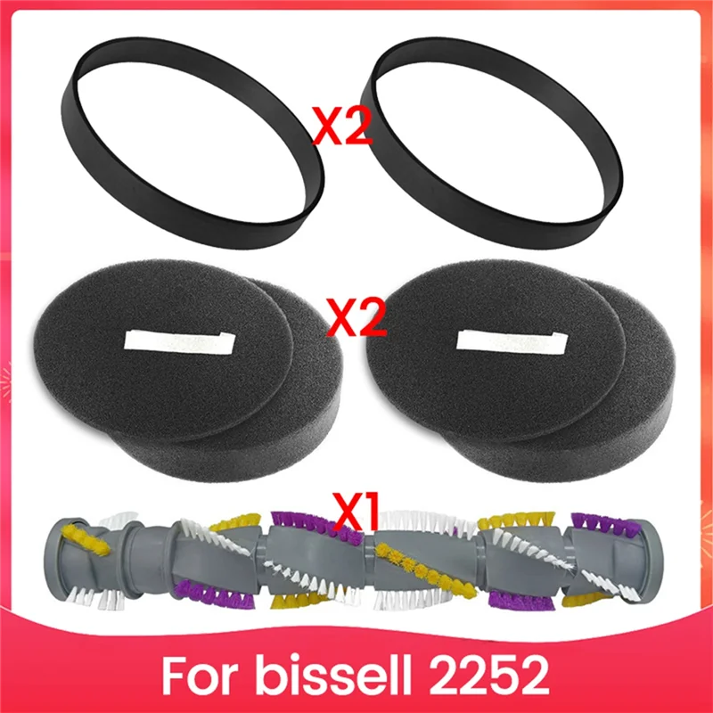 A02M-5PCS Roller Brush Filters And Vacuum Belt Kit For Bissell 2252 Vacuum Cleaner Accessories Replacement
A02M-5PCS Roller Brush Filters And Vacuum Belt Kit For Bissell 2252 Vacuum Cleaner Accessories Replacement