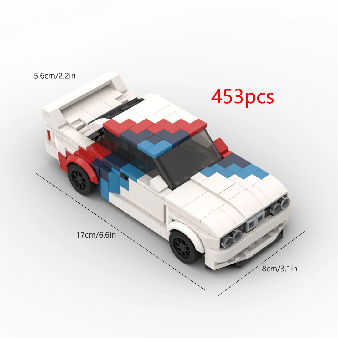 MOC Technical 455pcs E30 Racing Sports Car Vehicle Racer Building Blocks Brick Creative Garage Toys for Boys
MOC Technical 455pcs E30 Racing Sports Car Vehicle Racer Building Blocks Brick Creative Garage Toys for Boys