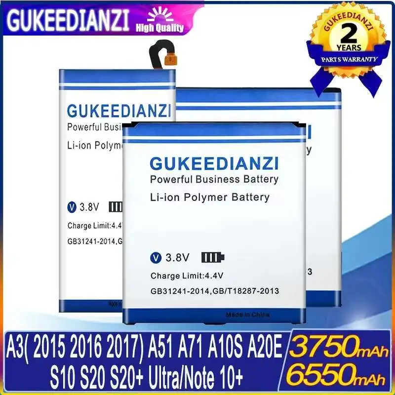 Аккумулятор для Samsung Galaxy S10 S20 plus S20+ Ultra A71 A51 A20e A10e A20S Note 10/10+ M30s A3 2015/2016/2017 A310 SM A310F A3100
Аккумулятор для Samsung Galaxy S10 S20 plus S20+ Ultra A71 A51 A20e A10e A20S Note 10/10+ M30s A3 2015/2016/2017 A310 SM A310F A3100