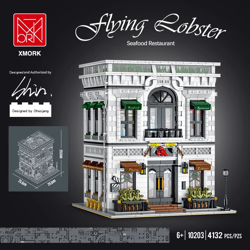 4132PCS Seafood Restaurant Building Blocks Children Toys Creative Home Decoration Model Educational Toys For Kids Adults Gifts
4132PCS Seafood Restaurant Building Blocks Children Toys Creative Home Decoration Model Educational Toys For Kids Adults Gifts