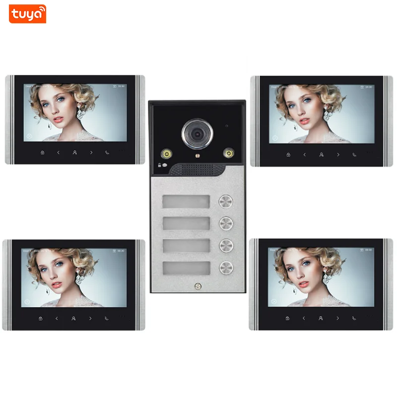 1080P Tuya Smart Wifi Video Intercom for the Apartment Intercom System for Home Doorbell and 7 Inch monitor
1080P Tuya Smart Wifi Video Intercom for the Apartment Intercom System for Home Doorbell and 7 Inch monitor