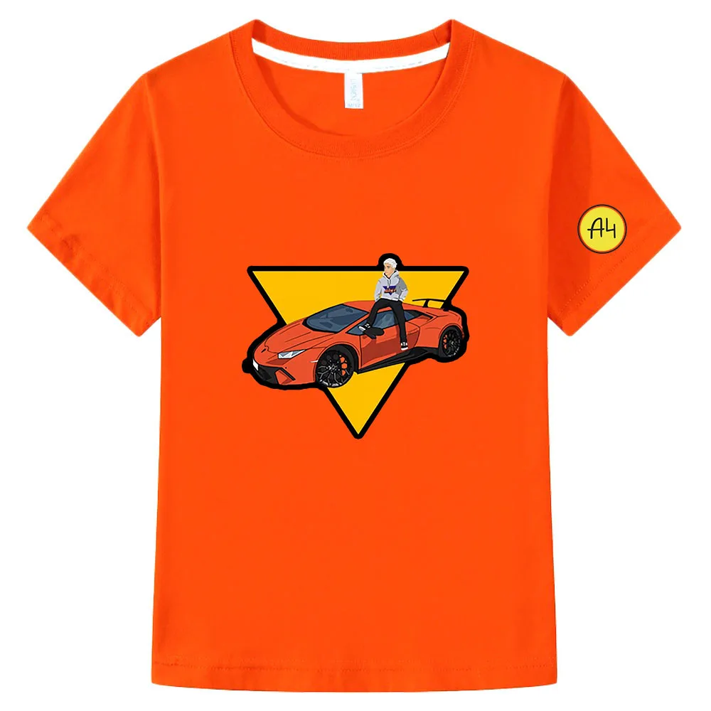 Merch A4 T-shirt Summer Fashion Unisex Children Clothing Girl Kids Short Sleeves Мерч А4 Tees Tops Baby Boys Clothes 100% Cotton
Merch A4 T-shirt Summer Fashion Unisex Children Clothing Girl Kids Short Sleeves Мерч А4 Tees Tops Baby Boys Clothes 100% Cotton