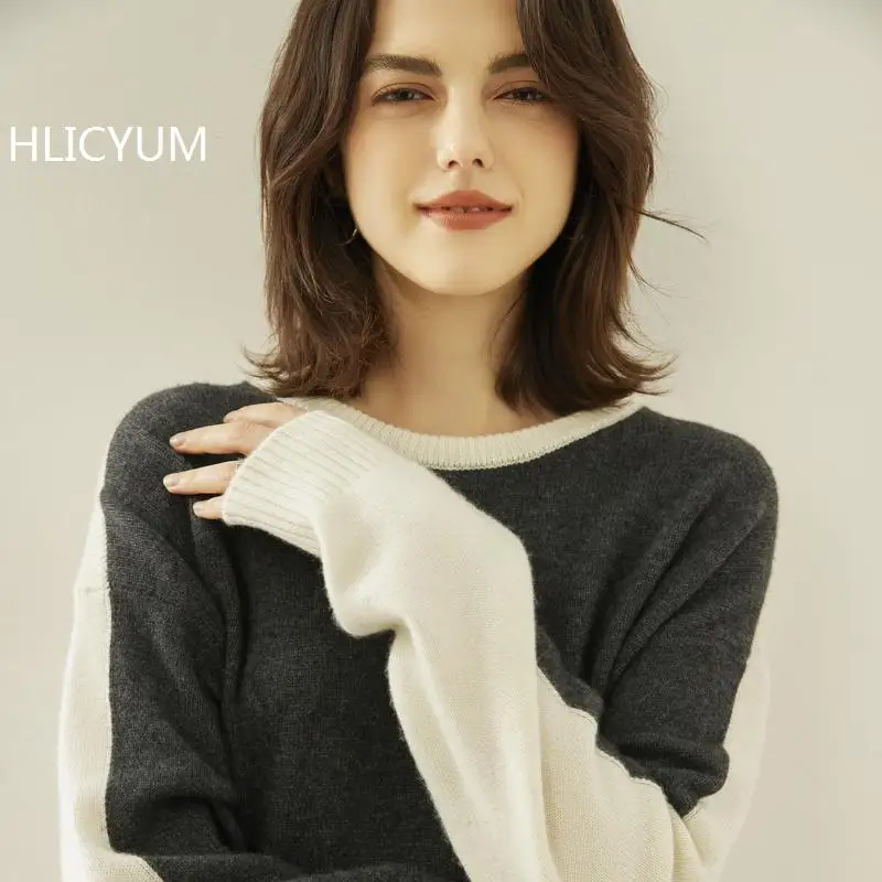 Autumn Winter Cashmere Sweater Women Knitwear Pullover Thick Warm Solid Soliced Plus Size Base Round Neck Tops WoolLoose Jumper
Autumn Winter Cashmere Sweater Women Knitwear Pullover Thick Warm Solid Soliced Plus Size Base Round Neck Tops WoolLoose Jumper