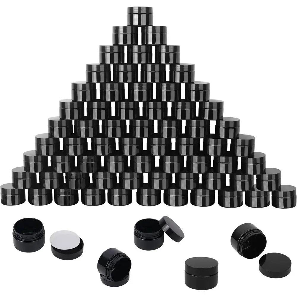 72 черных пластиковых баночки по 4 унции с черными крышками, контейнеры для крема для тела, косметические баночки или для кухонных ингредиентов, бусин
72 черных пластиковых баночки по 4 унции с черными крышками, контейнеры для крема для тела, косметические баночки или для кухонных ингредиентов, бусин