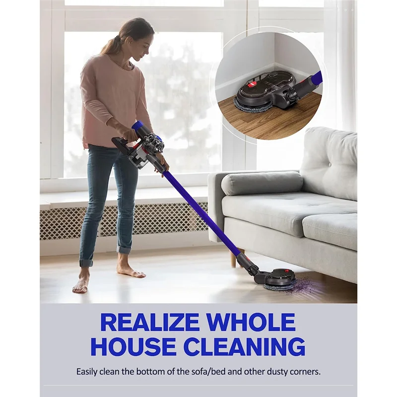 Электрическая насадка SANQ для сухой и влажной уборки, детали для пылесоса Dyson V15 V8 V7 V10 V11, со съемным резервуаром для воды, 6 салфеток для швабры
Электрическая насадка SANQ для сухой и влажной уборки, детали для пылесоса Dyson V15 V8 V7 V10 V11, со съемным резервуаром для воды, 6 салфеток для швабры
