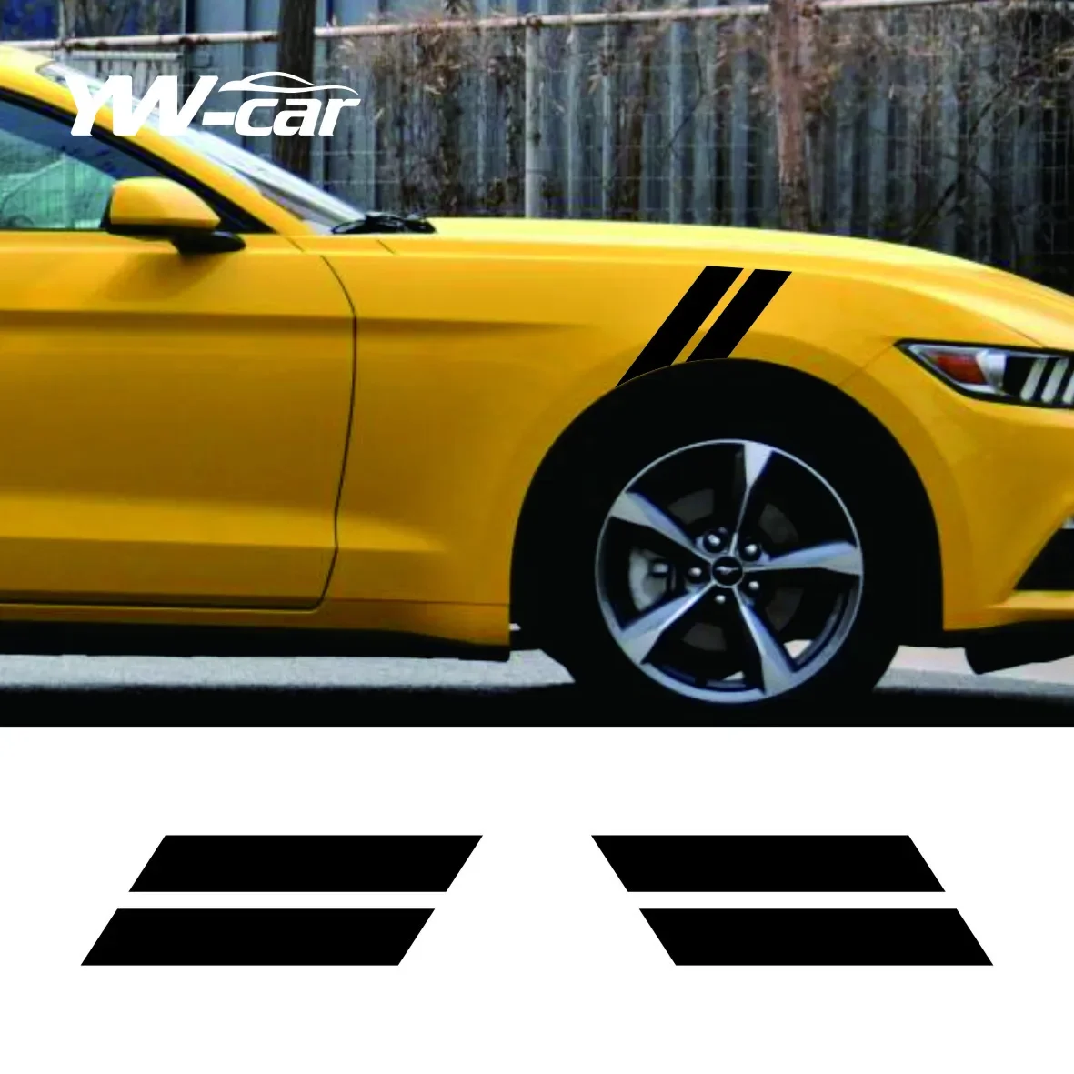 Car Double Bar Hood Fender Hash Mark Side For Ford Mustang GT500 GT350 GT Auto Graphics Stripes Sport Vinyl Decor Decal Kit
Car Double Bar Hood Fender Hash Mark Side For Ford Mustang GT500 GT350 GT Auto Graphics Stripes Sport Vinyl Decor Decal Kit