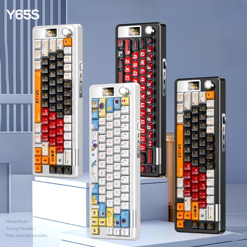 Механическая клавиатура Y65S, беспроводная трехрежимная клавиатура, RGB-ручка, экран, горячая замена, на заказ, 65% ретро офисная игровая клавиатура, ПК, ноутбук
Механическая клавиатура Y65S, беспроводная трехрежимная клавиатура, RGB-ручка, экран, горячая замена, на заказ, 65% ретро офисная игровая клавиатура, ПК, ноутбук