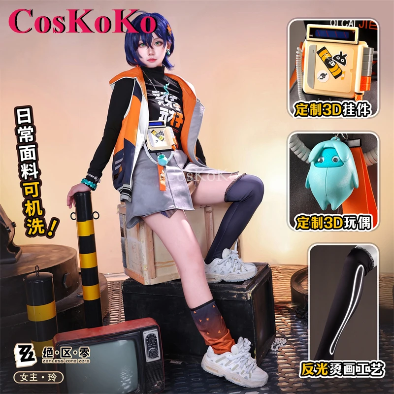 CosKoKo Belle косплей игра Zenless Zone Zero костюм модная боевая униформа ПОЛНЫЙ КОМПЛЕКТ Хэллоуин
CosKoKo Belle косплей игра Zenless Zone Zero костюм модная боевая униформа ПОЛНЫЙ КОМПЛЕКТ Хэллоуин
