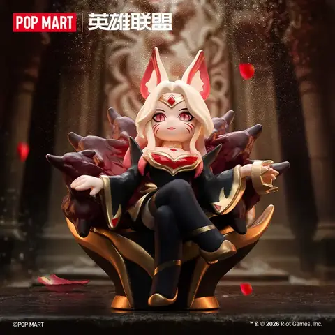 POPMART LEAGUE OF LEGENDS MIDLANE ICONS Series Mystery Box Genuine Blind Box Guess Toys Bag Anime Figure Desktop Ornaments