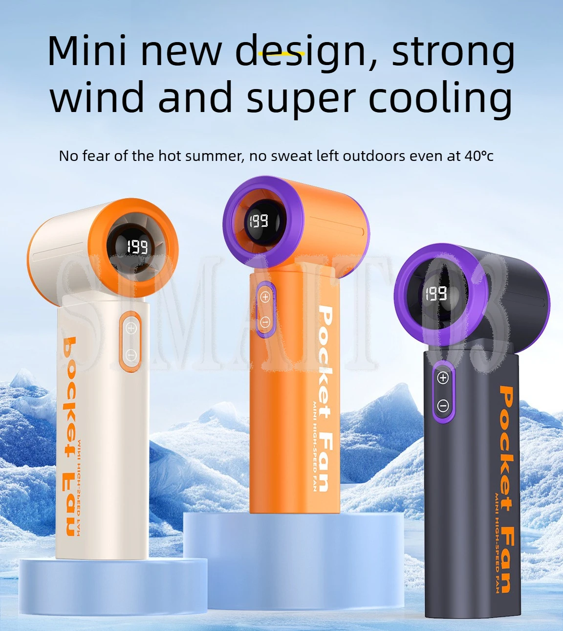 T317 Мощный турбовентилятор, бесщеточный двигатель, USB-зарядка, цифровой дисплей, высокоскоростной мини-вентилятор для ручного использования.
T317 Мощный турбовентилятор, бесщеточный двигатель, USB-зарядка, цифровой дисплей, высокоскоростной мини-вентилятор для ручного использования.
