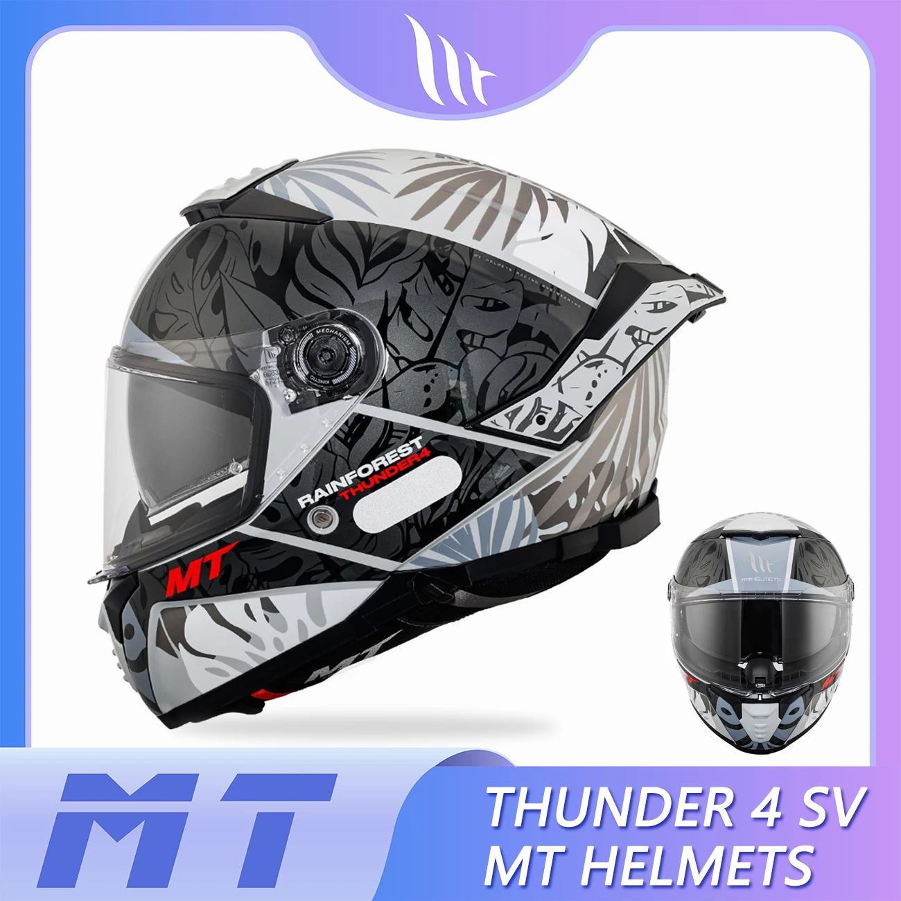 Motorcycle Helmet MT Original Thunder 4 SV Full Face Strong ABS Shell Dual Lens Sun Visor Professional Helmets S-4XL Matt Gloss
Motorcycle Helmet MT Original Thunder 4 SV Full Face Strong ABS Shell Dual Lens Sun Visor Professional Helmets S-4XL Matt Gloss